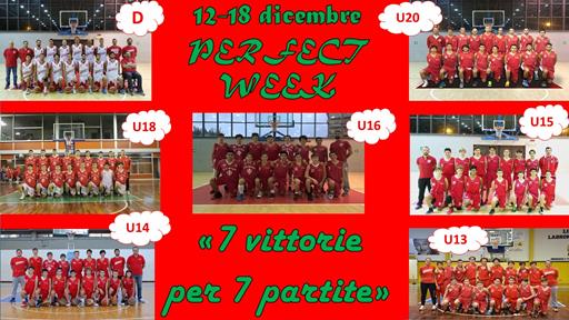 perfect week 12 18 DICEMBRE