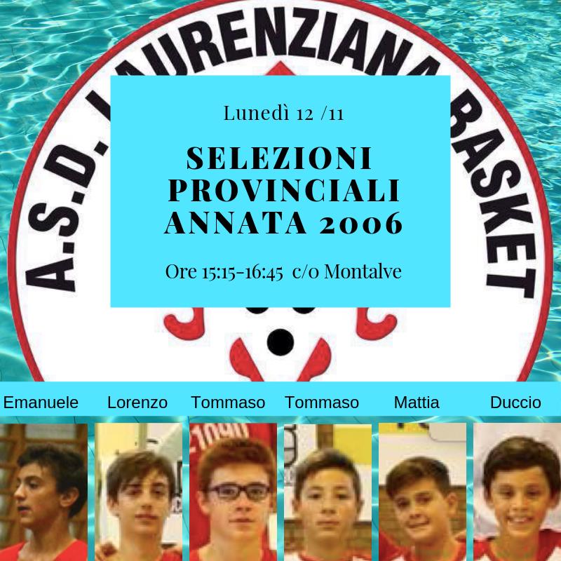 selezione provinciale 2006