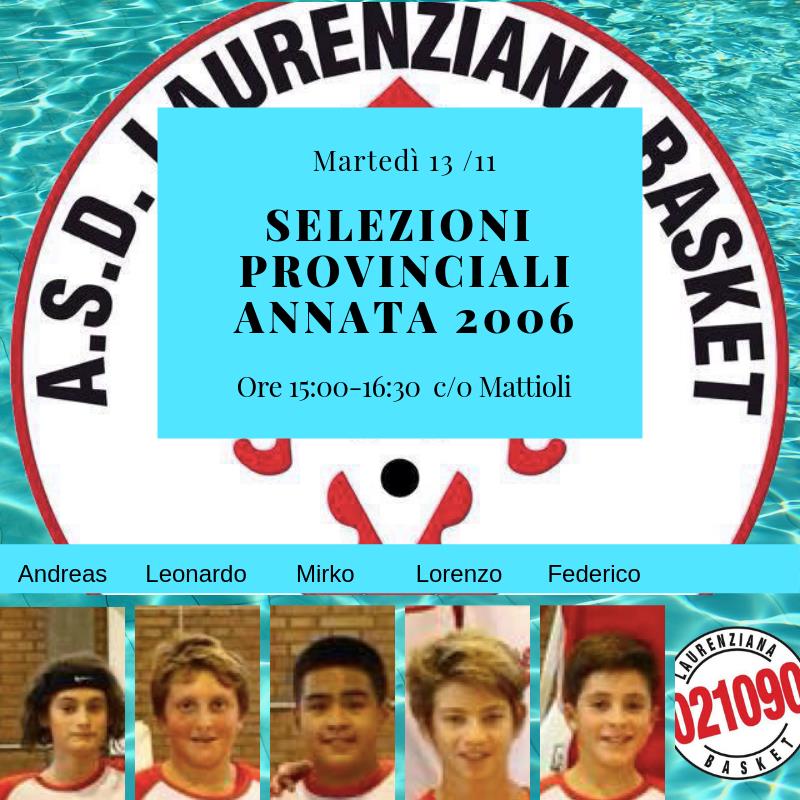 selezione provinciale 2006 1